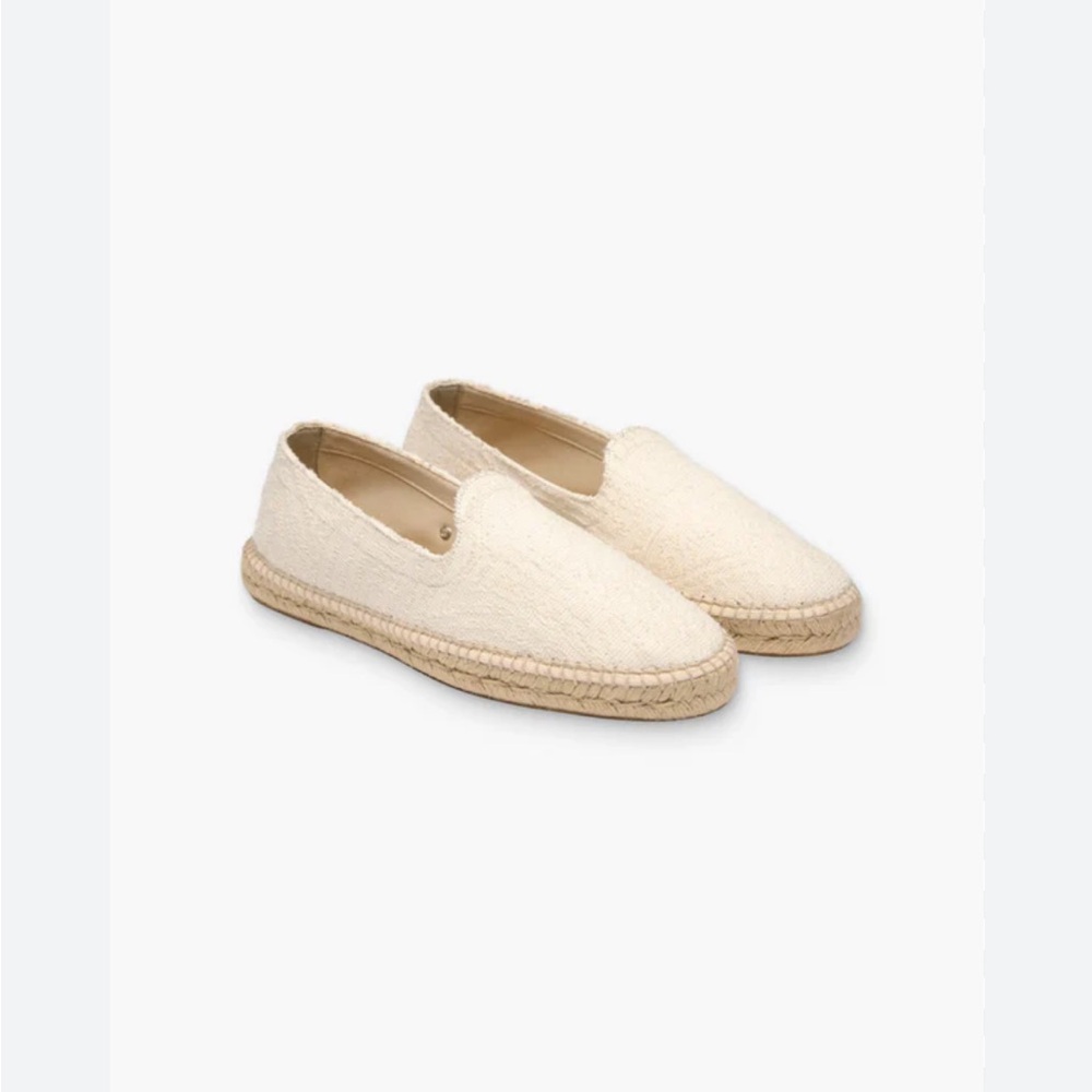 OAS Cream Espadrilles Espadrille Slip-On Loafers